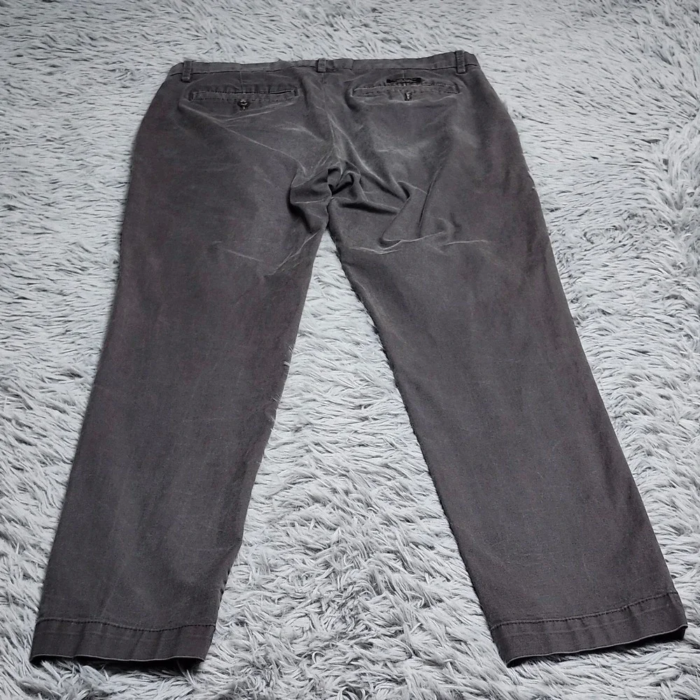 Banana Republic Mason Chino Pants Mens 32x28‎ Gray Casual Stretch Cotton Blend